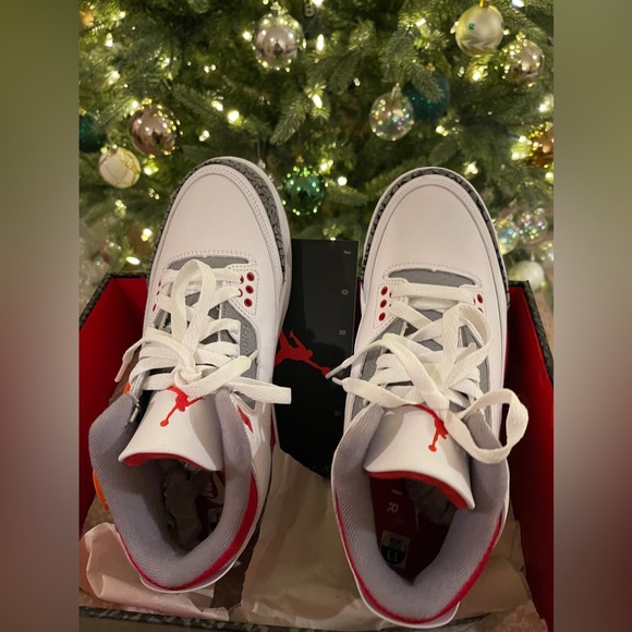 Air Jordan 3 Retro Fire Red Size M6.5/W8 - Picture 4 of 5